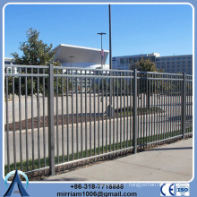 Rail 40*40mm square *1.6mm wall thickness code approved styles of fusion steel fencing